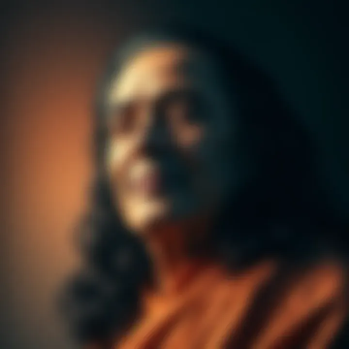 A serene portrait of Paramahansa Yogananda with a peaceful expression, surrounded by subtle light to reflect his spiritual teachings.