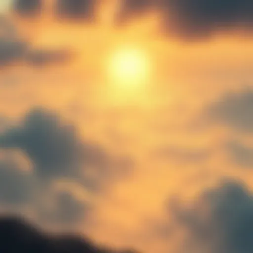 A serene landscape symbolizing peace and enlightenment after breaking Samsara, with soft clouds and gentle light.