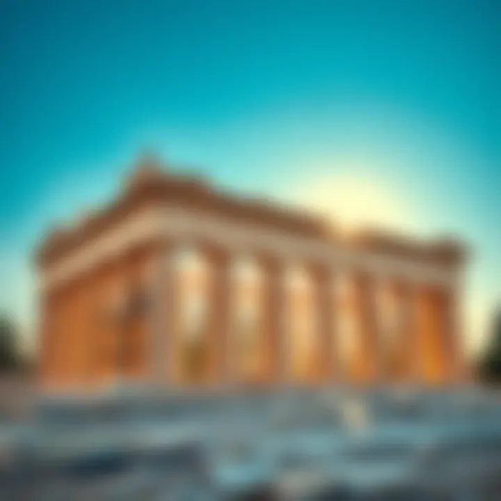 The Parthenon in Athens stands proudly without scaffolding, showcasing its architectural beauty and ancient history.
