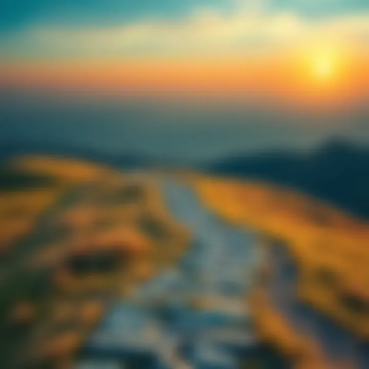 A serene landscape representing introspection and personal growth inspired by Krishnamurti's teachings.