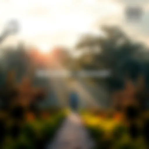 A person walking along a peaceful path surrounded by trees, reflecting on their emotions and experiences.