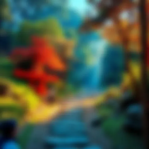 A person walking on a winding path surrounded by vibrant nature, symbolizing growth and change through life's challenges.