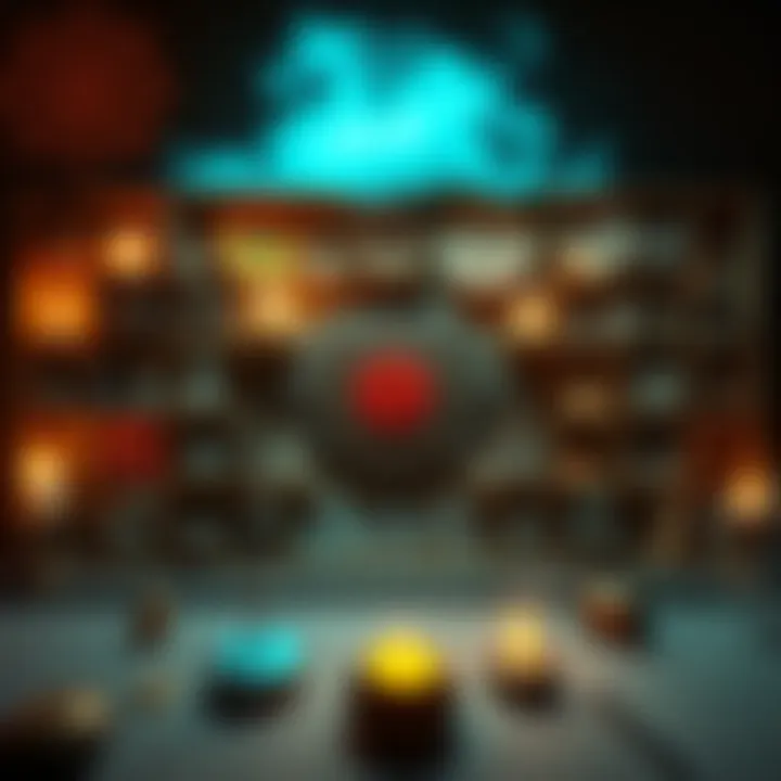 A collection of symbols and practices from various mystic traditions displayed together, representing spiritual journeys.