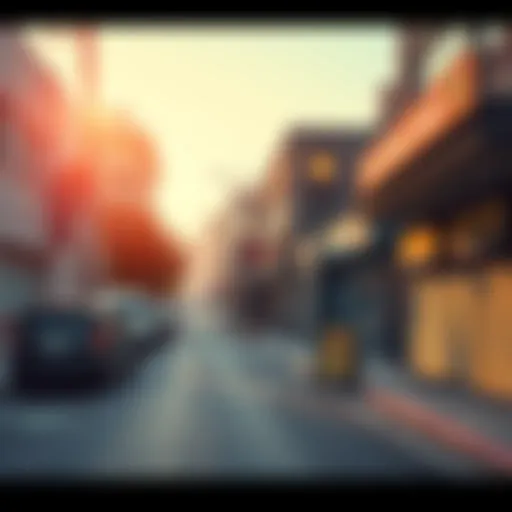 A calm city street showing empty sidewalks and closed shops, indicating a lack of public outrage over recent events.