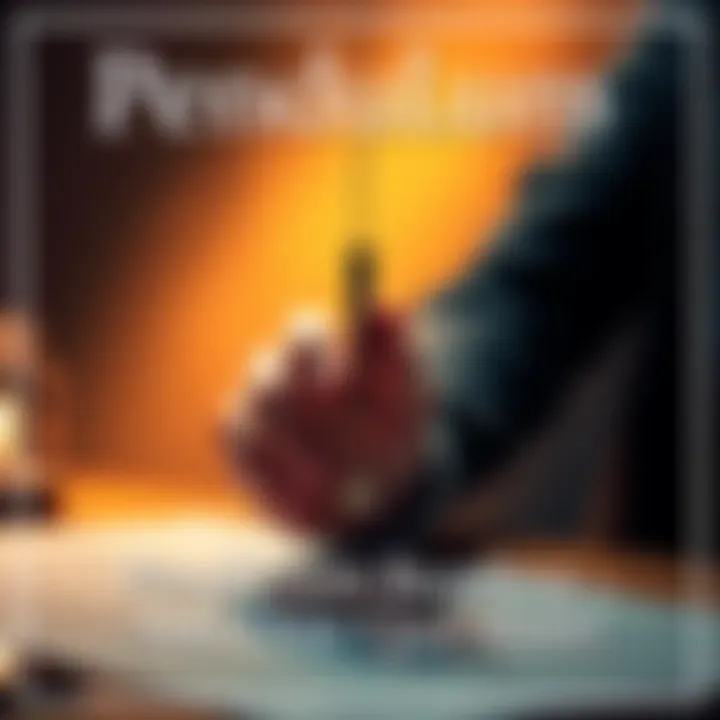 A person holding a pendulum over a table with a question in mind, seeking guidance