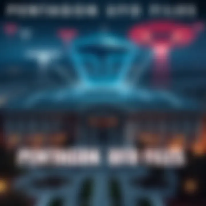 A view of the Pentagon with UFO graphics overlay, highlighting military UFO encounters.