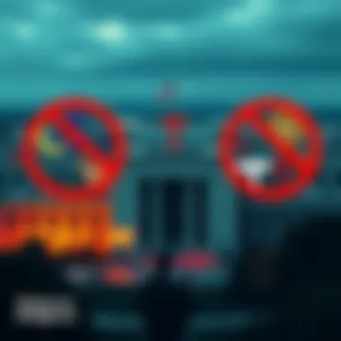 Pentagon Removes Religions A graphic showing the Pentagon building with diverse religious symbols being crossed out, representing the removal of 180 faiths.