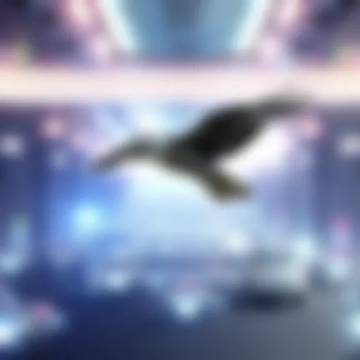 A screenshot from Corridor Crew's analysis showing Pentagon UFO footage with a bird overlay.