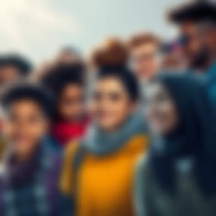 A group of diverse individuals representing those born in 1997, sharing their experiences and challenges in life, showcasing equality and strength.