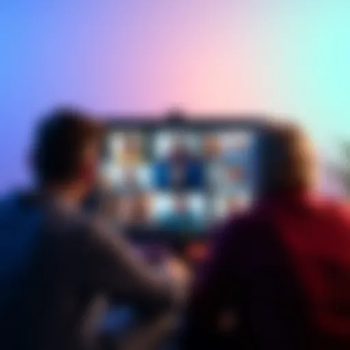 A group of people on a video call, sharing their thoughts about connecting with departed loved ones.
