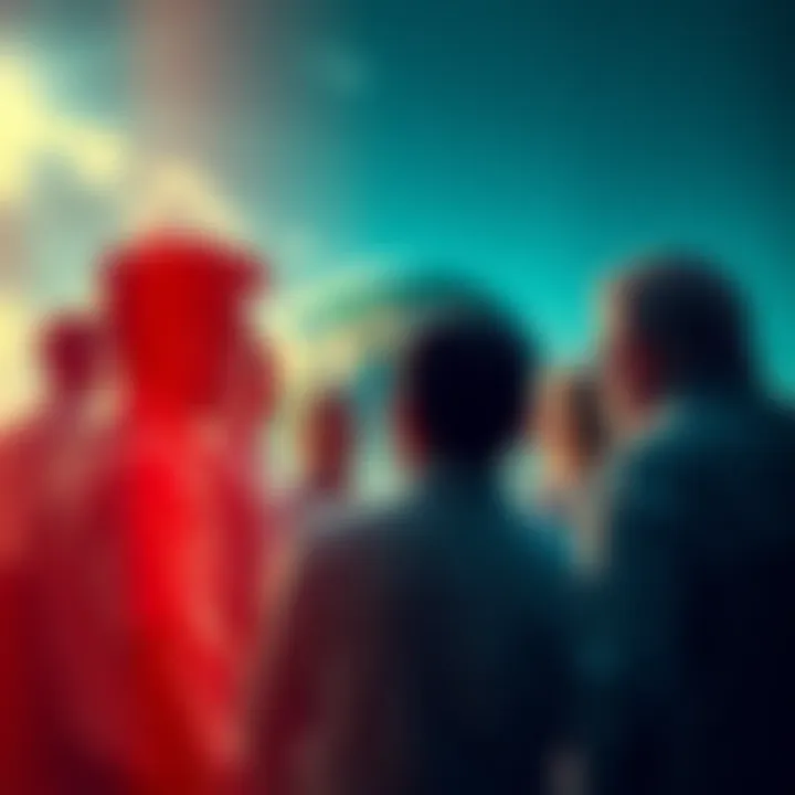 A group of people discussing various conspiracy theories, with a globe visible in the background.