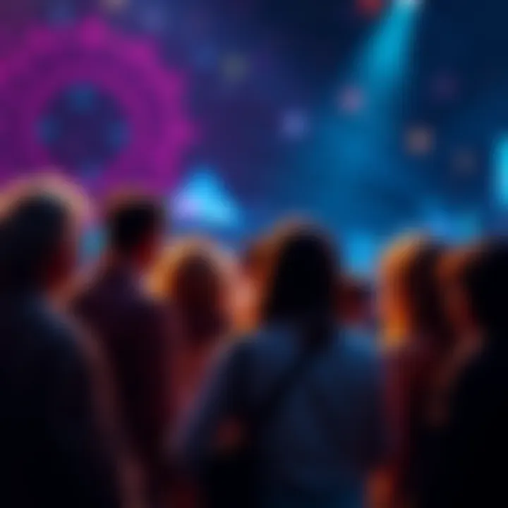 People discuss astrology concepts Group of people engaging in conversation about cusp concepts in astrology