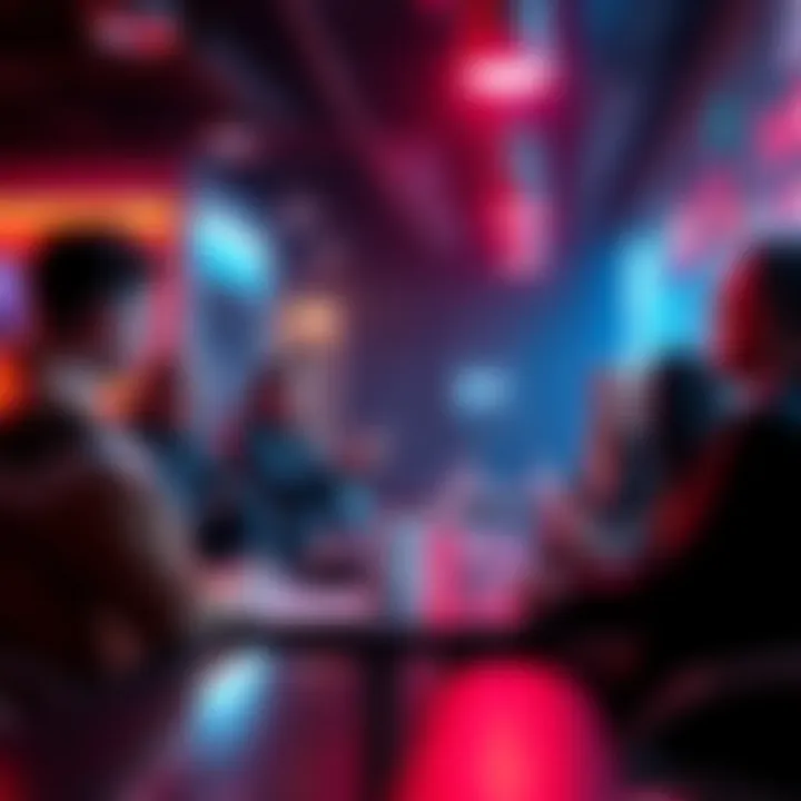 A group of people sharing stories about different realities in a casual setting