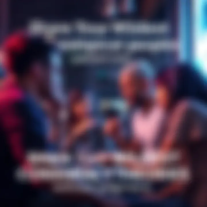 A group of people sharing their wild conspiracy theories in a casual setting, engaging in lively conversation.