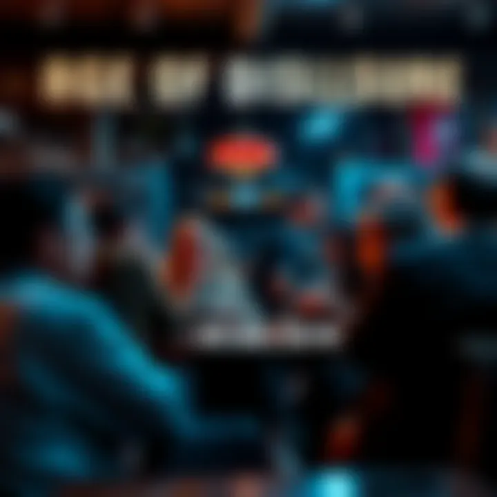 A group of people engaged in a heated discussion about the Age of Disclosure documentary in a coffee shop