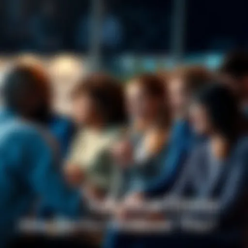 A group of people sitting together, sharing their feelings and experiences