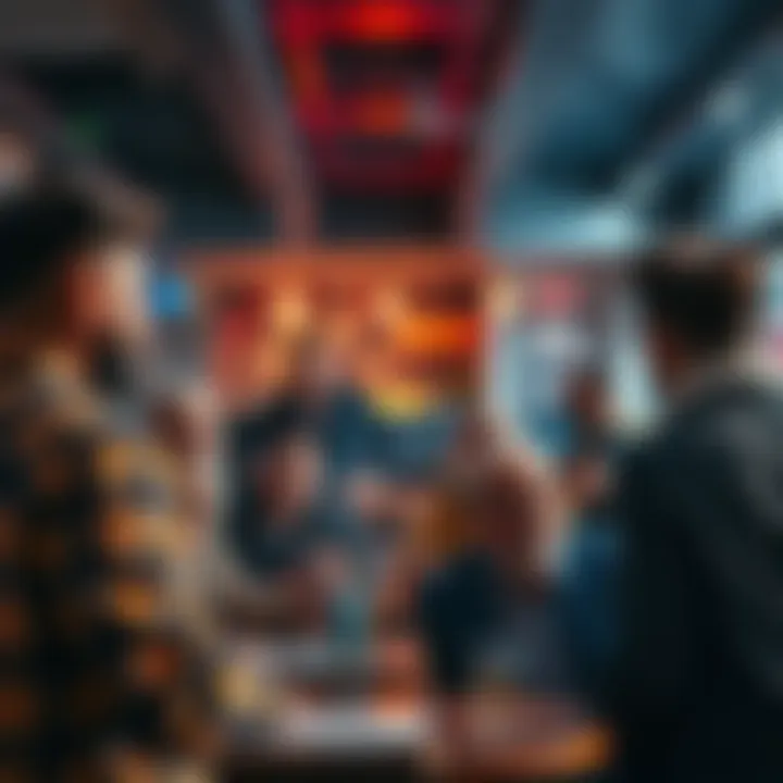 A group of people sharing their experiences and discussing new Mandela Effects in a casual setting.