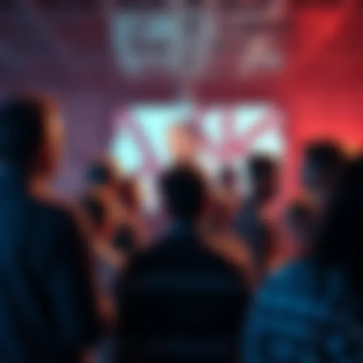 Group of people sharing thoughts about new Mandela Effects at a forum
