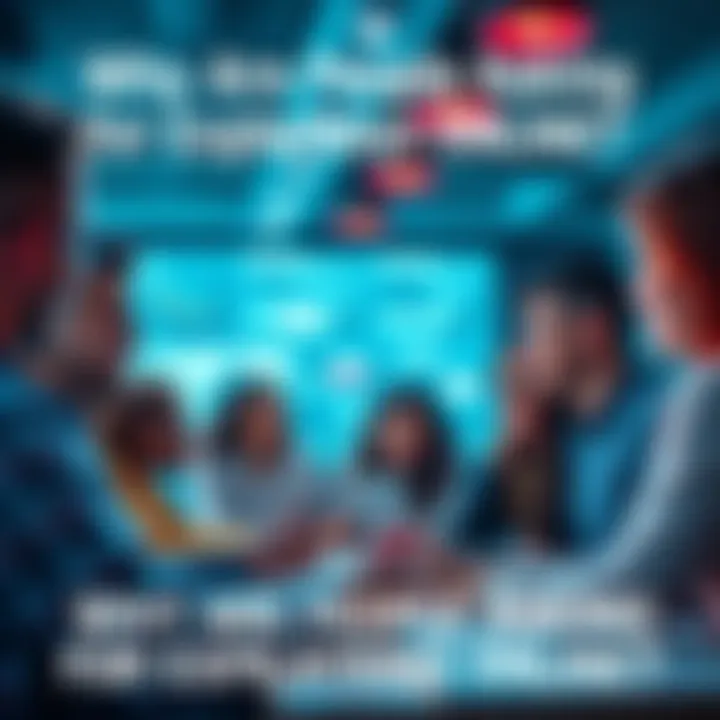 A group of people engaging in a lively discussion on a digital platform, sharing ideas and seeking clarification on different topics.