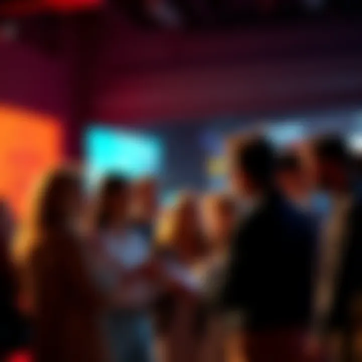 People discussing opinions A group of diverse people engaged in a heated discussion about opinions and perspectives.