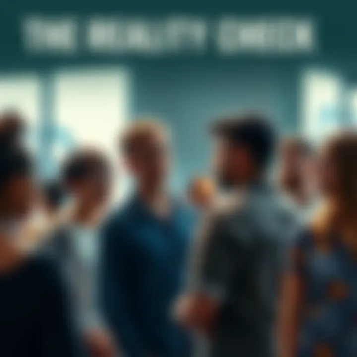 Group of people engaged in a serious conversation about what is real in today's world