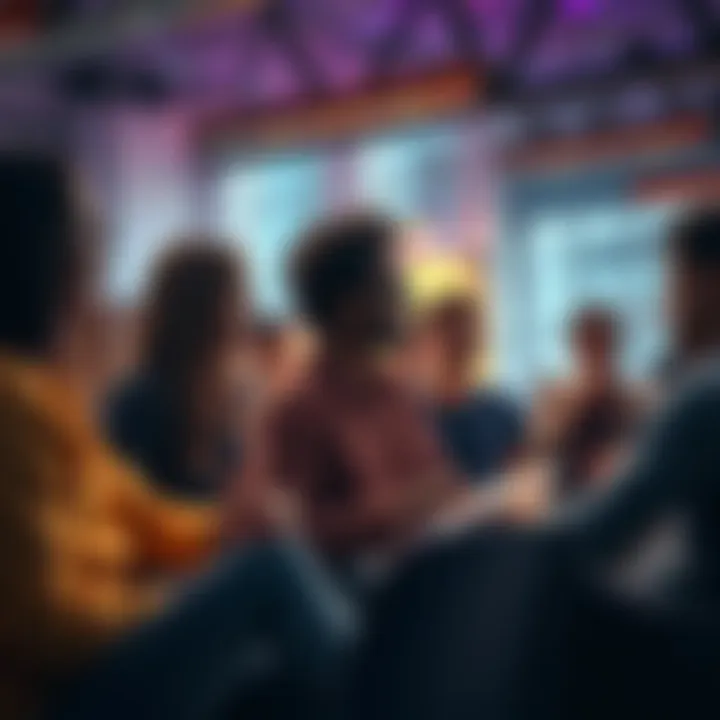 A group of people sharing their experiences and opinions on the effectiveness of scripting methods in a casual setting