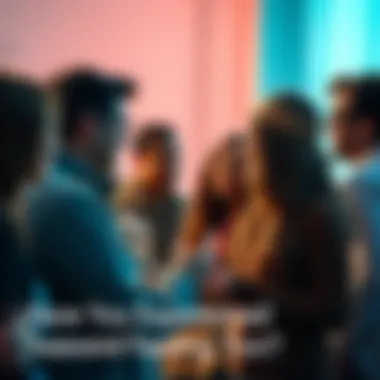 A diverse group of people engaging in a conversation, sharing thoughts and feelings about unusual experiences they have encountered.