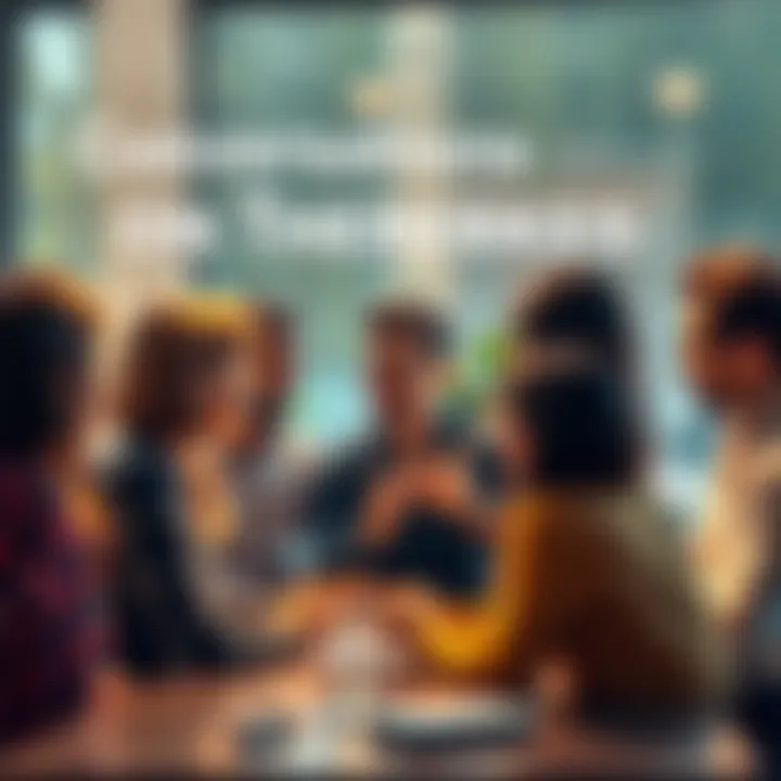 A group of people engaged in a lively discussion about various theories, sharing their ideas and perspectives.