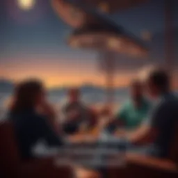 People discussing their experiences with non-human intelligence in a casual setting