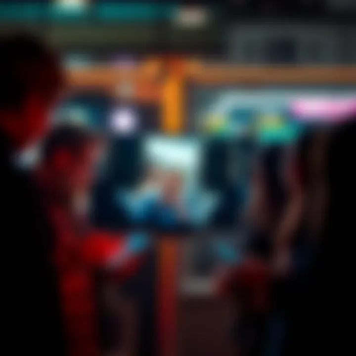 A group of people examining a video on their devices, debating whether it's real or AI-generated, with realistic details like flies in the video.