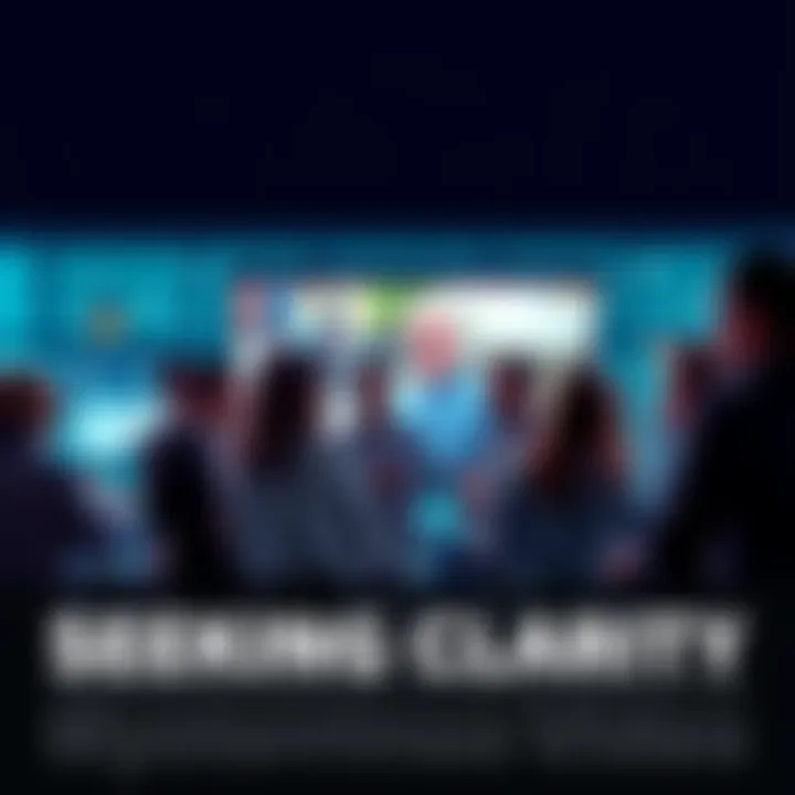 A group of people engaged in a lively conversation about a recent video