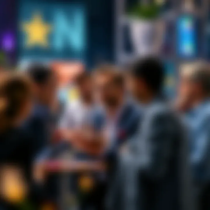 A group of people engaged in a lively discussion, sharing different perspectives and ideas.