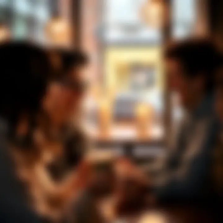 A group of friends sharing a laugh while talking over coffee, highlighting the role of humor in social interactions.