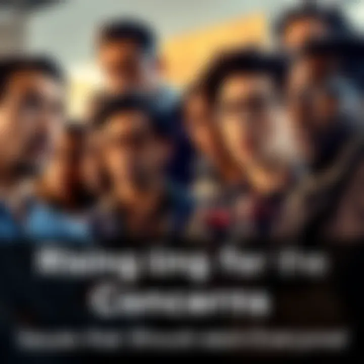 A group of diverse people discussing serious issues, looking worried and engaged, highlighting rising concerns in society.