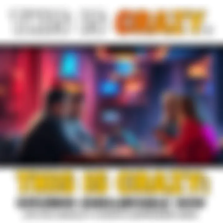 People sharing unbelievable stories A group of people discussing astonishing events around a table with laptops and phones