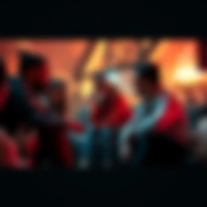 A group of people discussing their unusual and unexplainable experiences in a cozy setting