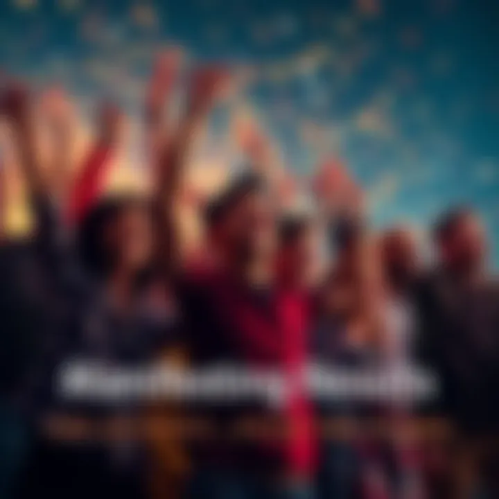 People celebrating their dreams A group of diverse people joyfully celebrating their achievements and dreams, symbolizing success through manifestation and positive thinking.