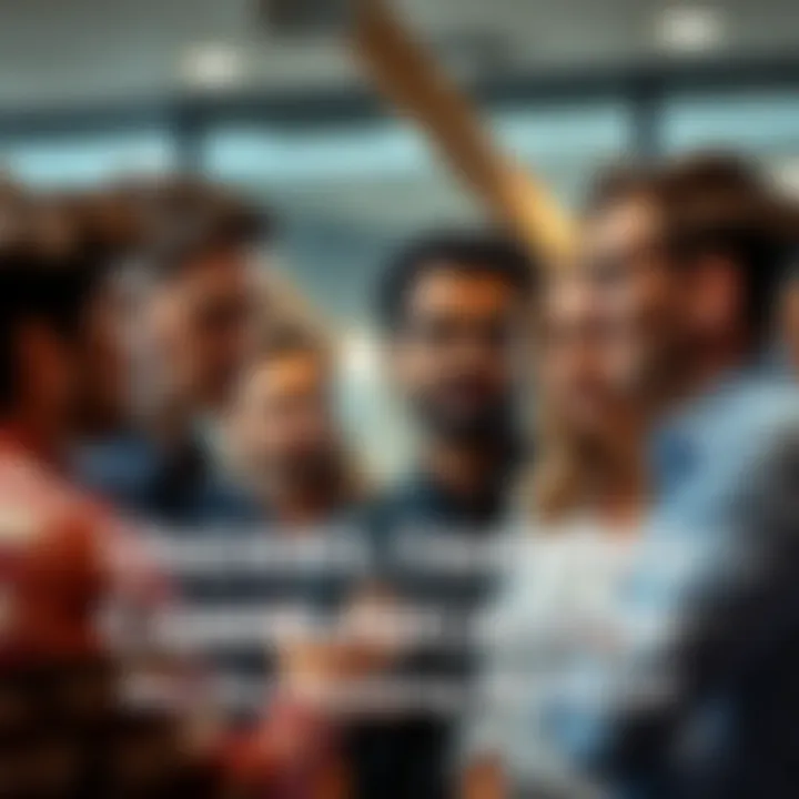 A group of people engaged in conversation, showing various expressions of understanding and confusion