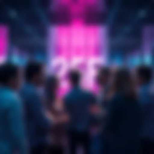 A group of people engaged in conversation about the significance of 25F, sharing insights and thoughts.