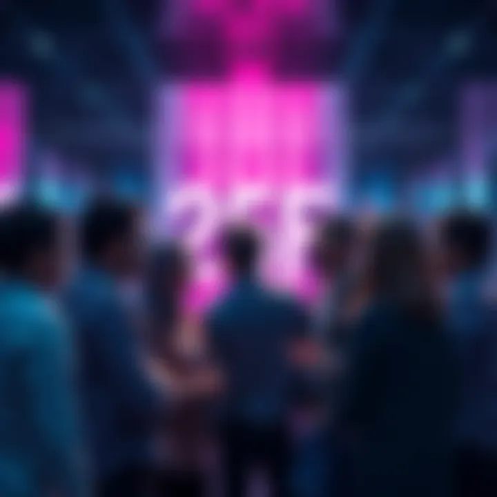 A group of people engaged in conversation about the significance of 25F, sharing insights and thoughts.