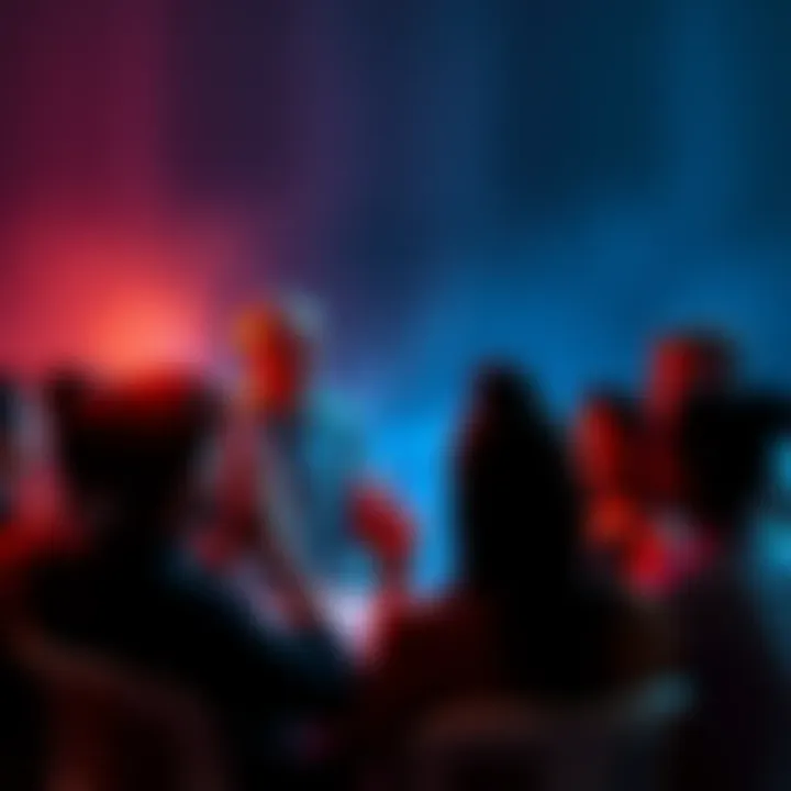 A group of people in a circle sharing their beliefs on life after death, with diverse expressions and gestures indicating deep conversation.