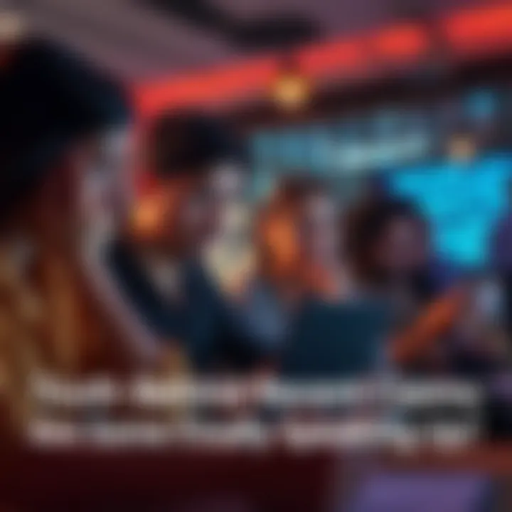 People discussing online claims A group of people engaged in a discussion about various claims on their laptops and phones, showing expressions of curiosity and skepticism.