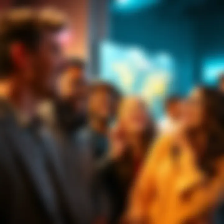 A group of people laughing and enjoying each other's company, showcasing the power of humor to connect in tough times.