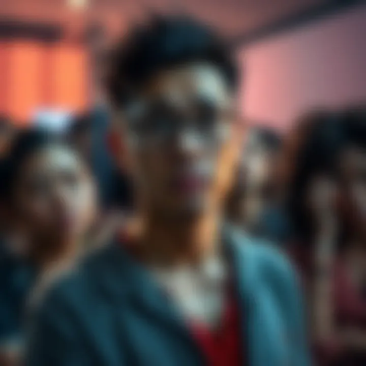 A group of diverse people looking stressed and concerned, sharing their experiences of challenges in 2025