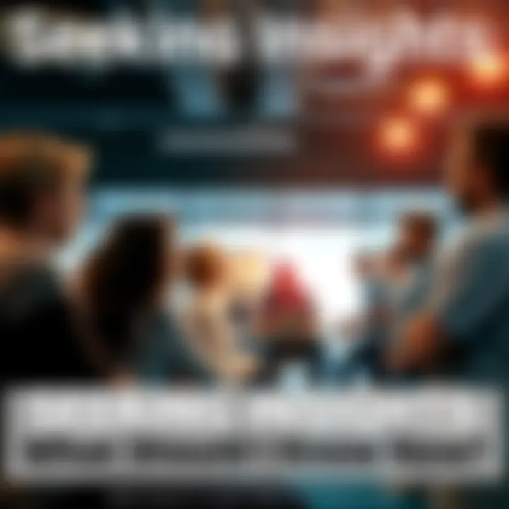 Group of people discussing ideas and sharing knowledge in a casual setting