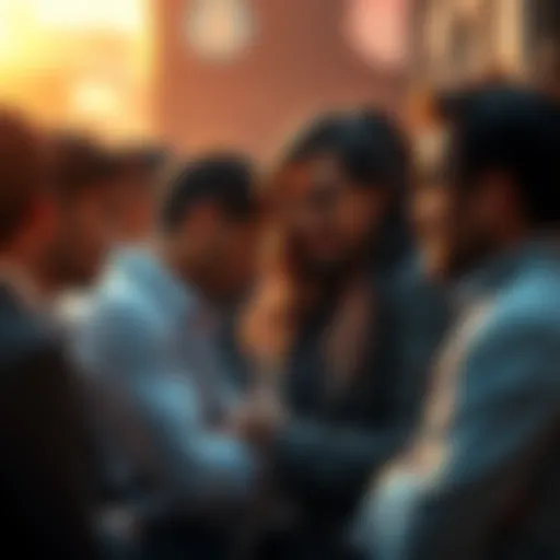 A group of people engaged in a discussion, sharing diverse opinions about a question.