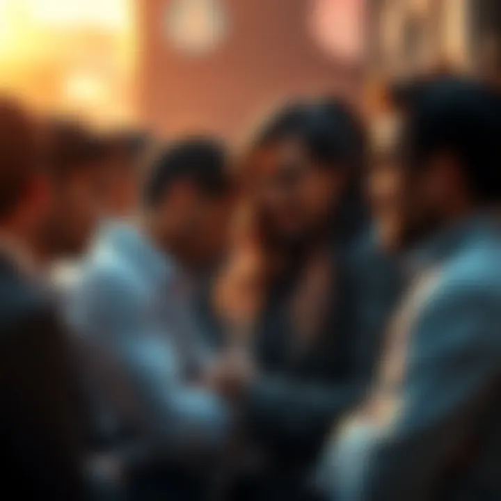 A group of people engaged in a discussion, sharing diverse opinions about a question.