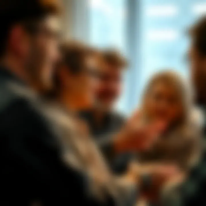 A group of people discussing their personal stories about shifting, showing emotions and connection, illustrating the impact of the practice on their lives