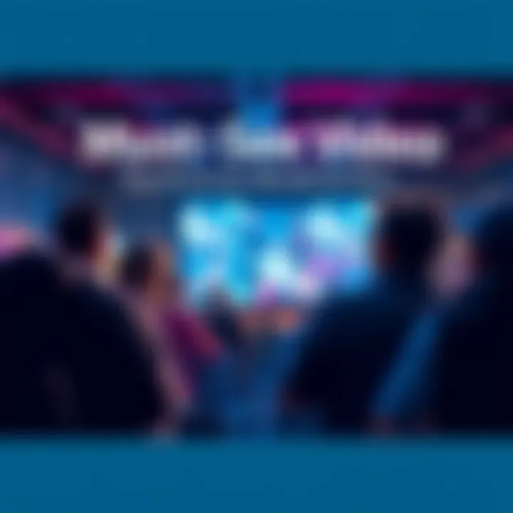 A group of people engaged in watching a captivating video together