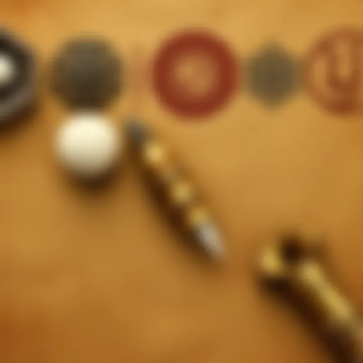 A collection of ancient Persian magic symbols and spells on a textured parchment background.